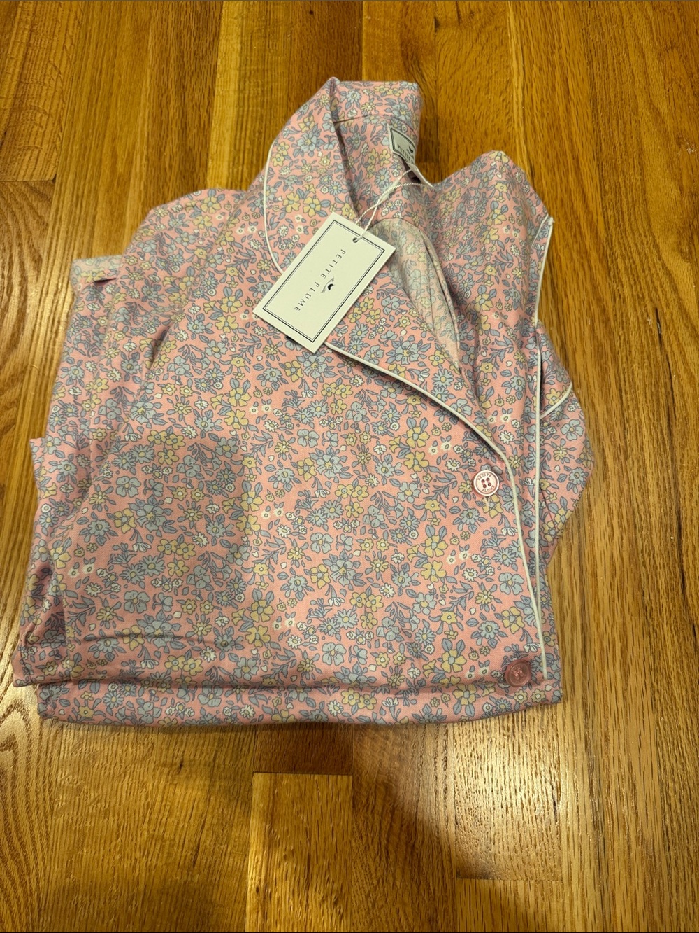 Women's Pink Floral Piped Jacket